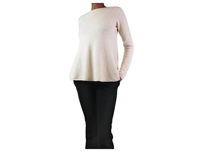 The row Cream cashmere-blend sweater - size XS  ref.1292909