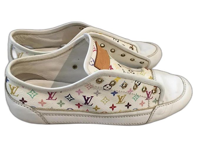 Sneakers Louis Vuitton in pelle multicolore