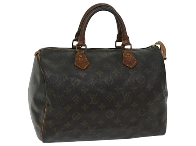 Louis Vuitton Monogram Speedy 30 Hand Bag M41526 LV Auth bs12072 Cloth  ref.1292961