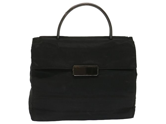 PRADA Borsa a mano Nylon Nero Auth ar11455B