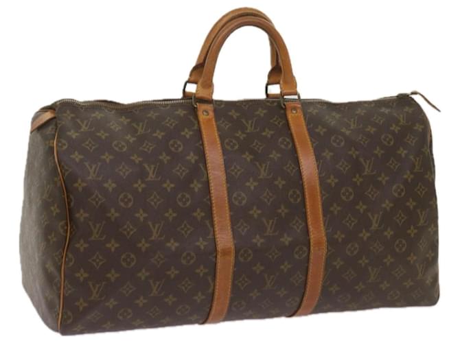 Louis Vuitton Monogram Keepall 50 Boston Bag Vintage M41426 LV Auth bs12239 Cloth  ref.1292969