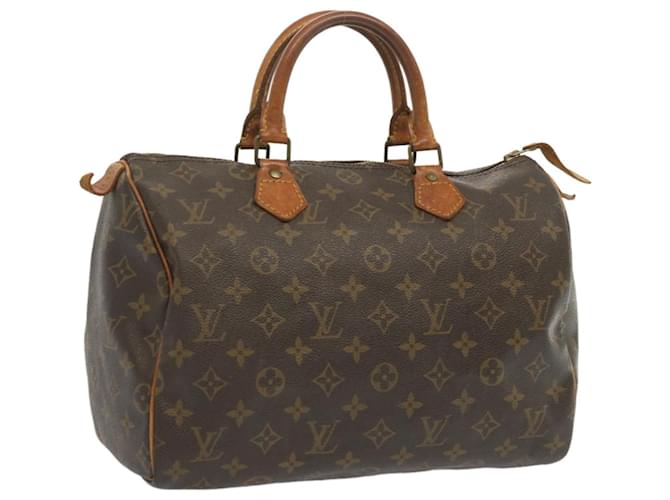 Louis Vuitton Monogram Speedy 30 Hand Bag M41526 LV Auth yk10832 Cloth  ref.1293022