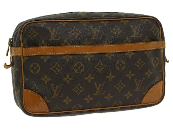 Louis Vuitton Monogram Compiegne 28 Clutch Bag M51845 LV Auth am5868 Cloth  ref.1293025