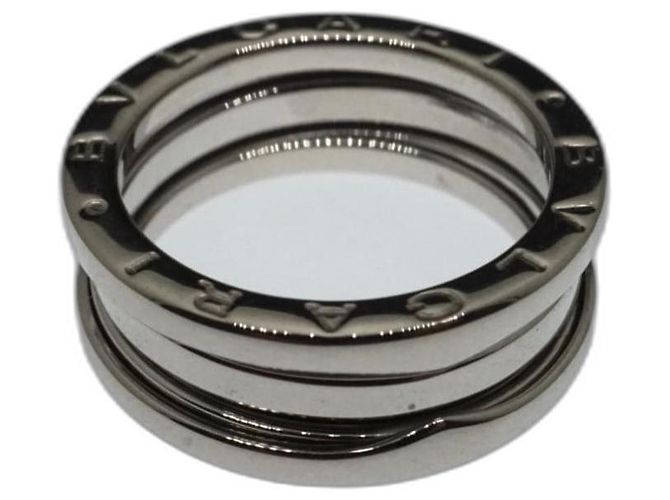 Anillo Bulgari B.Zero1 en ORO BLANCO plateado EU 55 Gold hardware