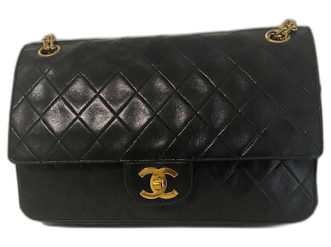 Classique Chanel Sacs à main Cuir Noir  ref.1293050