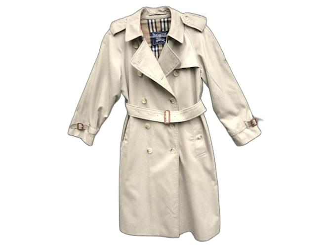 Burberry vintage trench coat size 36 / 38 Beige Cotton  ref.1293052