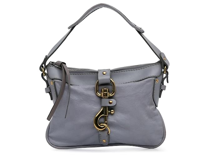 Chloé Gray Chloe Leather Shoulder Bag  ref.1293097