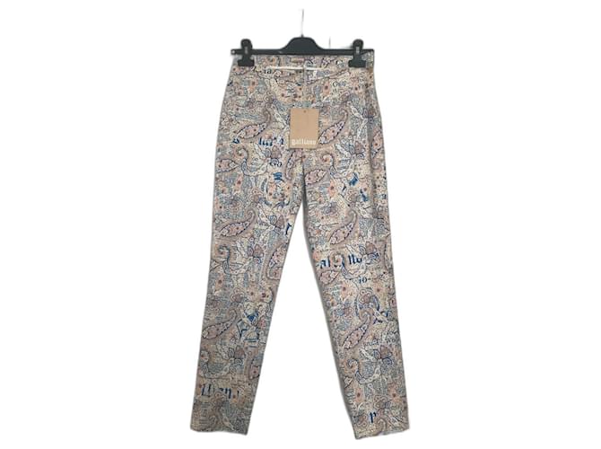 John Galliano pants size 36 Multiple colors Cotton  ref.1293177
