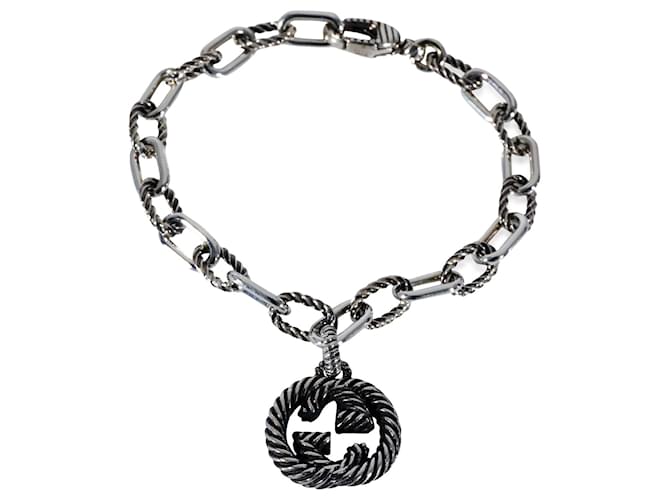 Gucci Twisted G Bracelet in  Sterling Silver Silvery Metallic Metal  ref.1293228
