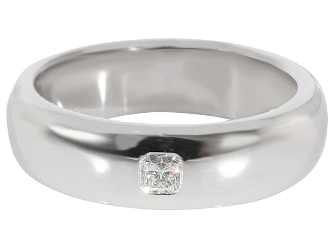 TIFFANY & CO. Aliança de casamento Lucida Diamond em platina 0.11 ctw Prata Metálico Metal  ref.1293271