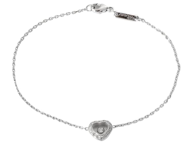 Chopard Happy Diamonds Bracelet in 18K white gold 0.19 ctw Silvery Metallic Metal  ref.1293371