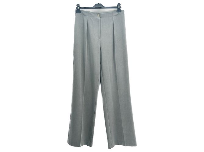 Autre Marque Dante6 trousers T.FR 38 Polyester Grey 