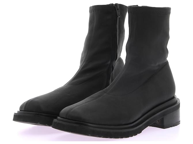BY FAR  Ankle boots T.eu 38 leather Black  ref.1293465