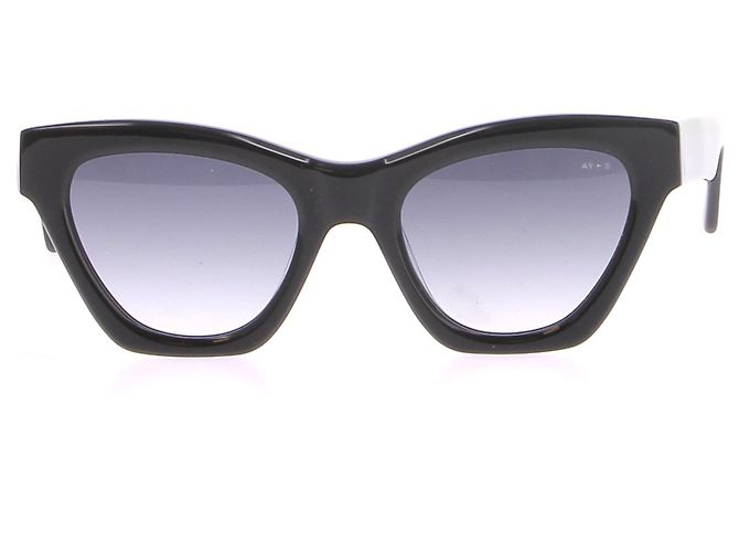 Autre Marque Non Signé / Unsigned sunglasses T.  Plastic Black