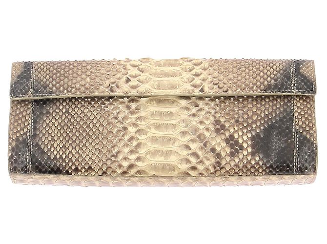 NANCY GONZALEZ Pochette T.  Pelli esotiche Marrone