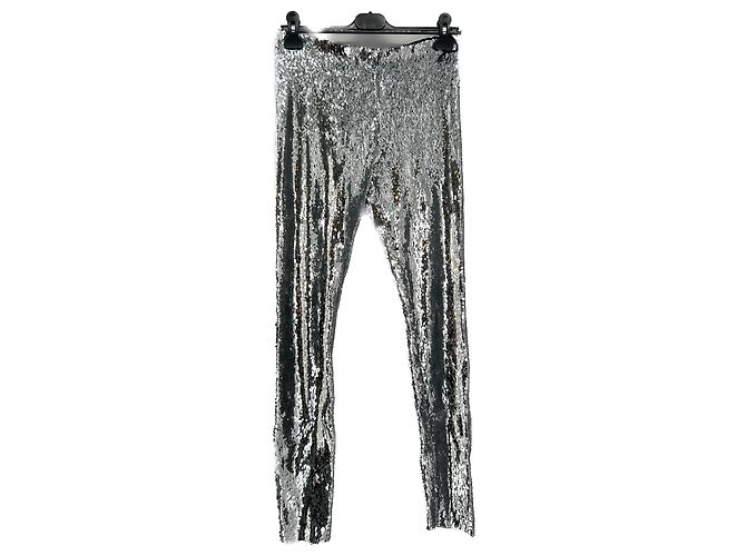 Isabel Marant trousers T.FR 38 Polyester Silvery