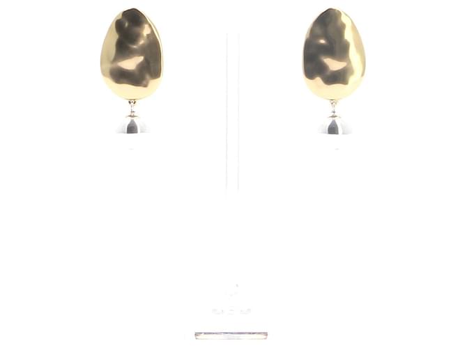 J.CREW  Earrings T.  metal Golden  ref.1293528