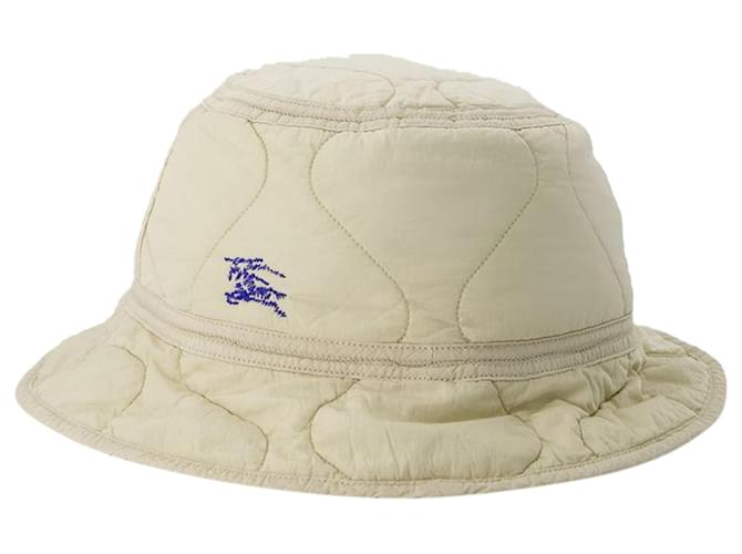 Cappello da pescatore trapuntato - Burberry - Nylon - Beige  ref.1293537