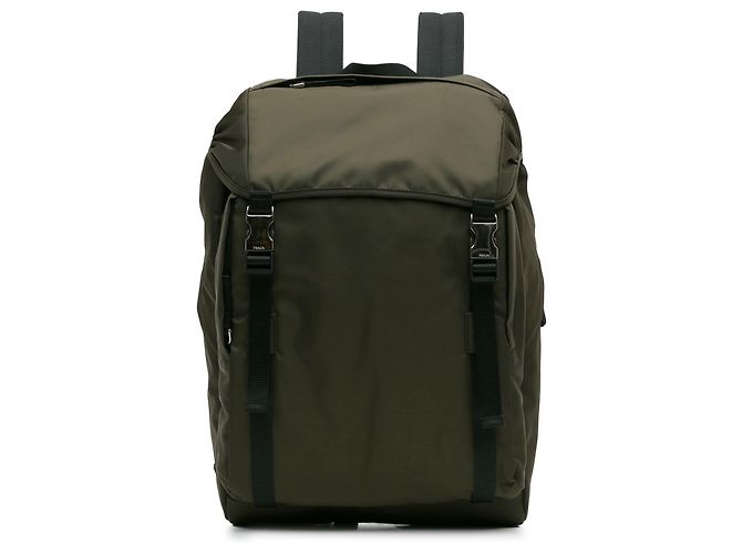 Prada Green Tessuto Re-Nylon Montagna Backpack Dark green