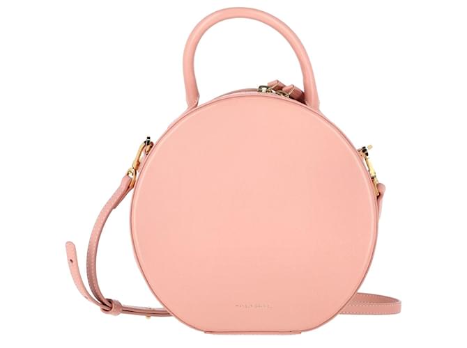 Mansur Gavriel Circle Crossbody Bag In Pastel Pink Calfskin Leather  ref.1293716
