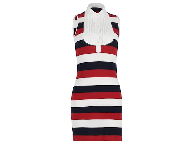 Dolce & Gabbana Striped MIni Dress in Multicolor Cotton Python print  ref.1293717