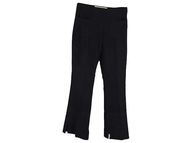 Pantalon droit Roland Mouret en coton noir  ref.1293736