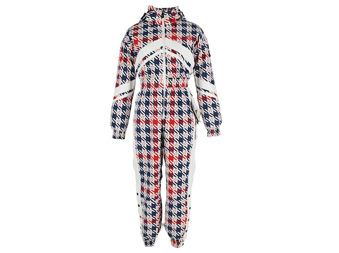 Autre Marque Perfect Moment Stoke Hooded Technical-Gingham Ski Suit in Multicolor Polyester Multiple colors  ref.1293768