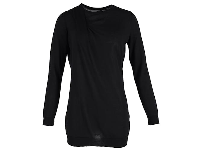 Gucci Crewneck Sweater in Black Cotton  ref.1293778