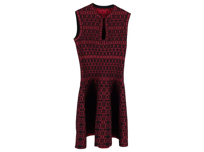 Alaïa Rose Alhambra Strickkleid aus rosa Viskose Pink