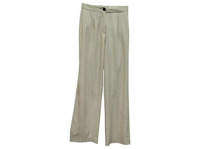 Pantaloni Ba&Sh a gamba larga in cotone color carne  ref.1293895