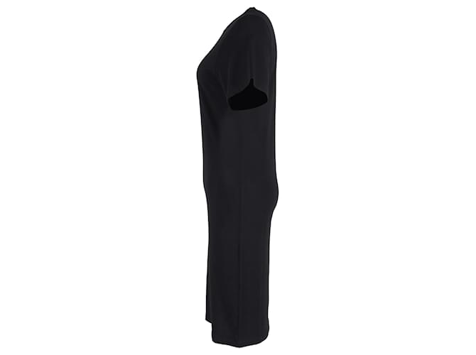 Stella Mc Cartney Vestido camiseta Stella McCartney em algodão preto  ref.1293954