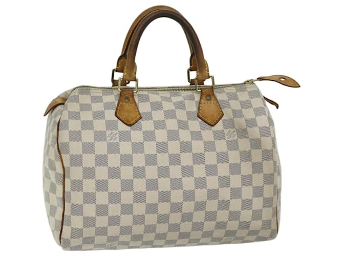Louis Vuitton Damier Azur Speedy 30 Hand Bag N41533 LV Auth 67038  ref.1294024