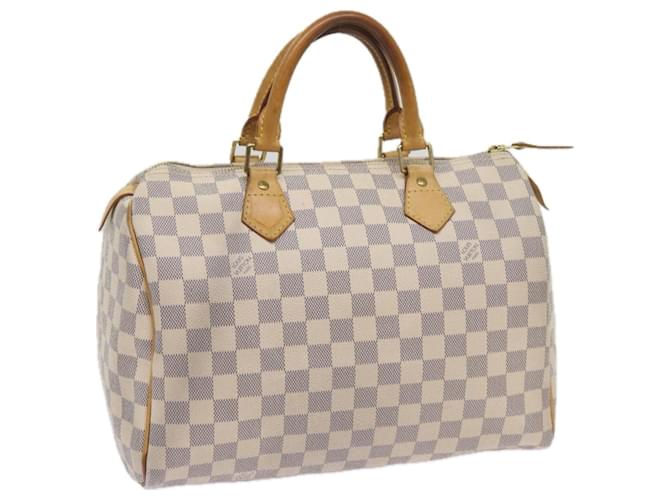 Louis Vuitton Damier Azur Speedy 30 Hand Bag N41533 LV Auth 67040  ref.1294084