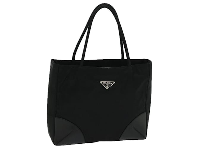PRADA Hand Bag Nylon Black Auth 66842  ref.1294096