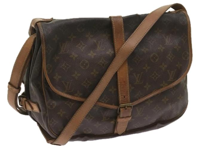 Louis Vuitton Monogram Saumur 35 Shoulder Bag M42254 LV Auth 66289 Cloth  ref.1294121
