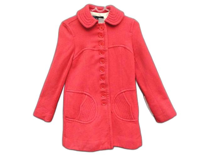 Marc Jacobs coat size S Coral Cotton Wool  ref.1294129