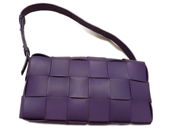 Bottega Veneta Cassette bag Purple Leather  ref.1294144