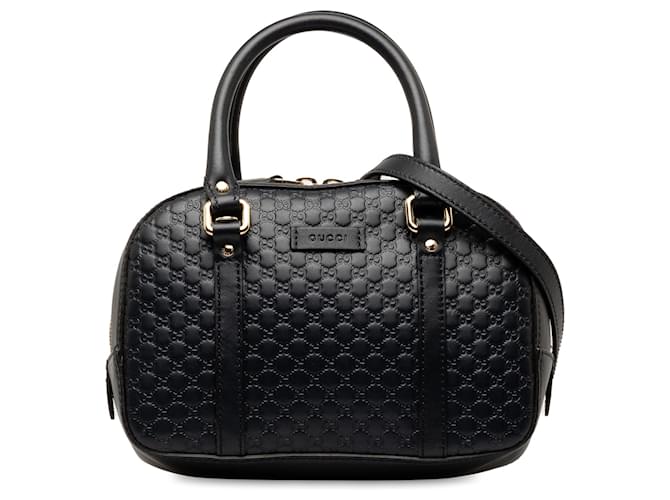 Gucci Blue Microguccissima Bree Satchel Navy blue Leather Pony-style calfskin  ref.1294276