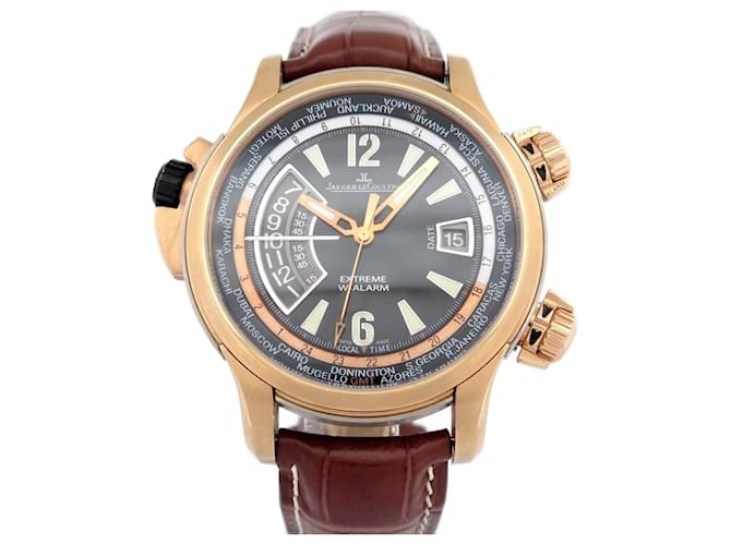Jaeger Lecoultre Watch 150.2.42 CHRONO MASTER COMPRESSOR EXTREME W ALARM Golden Pink gold  ref.1294465