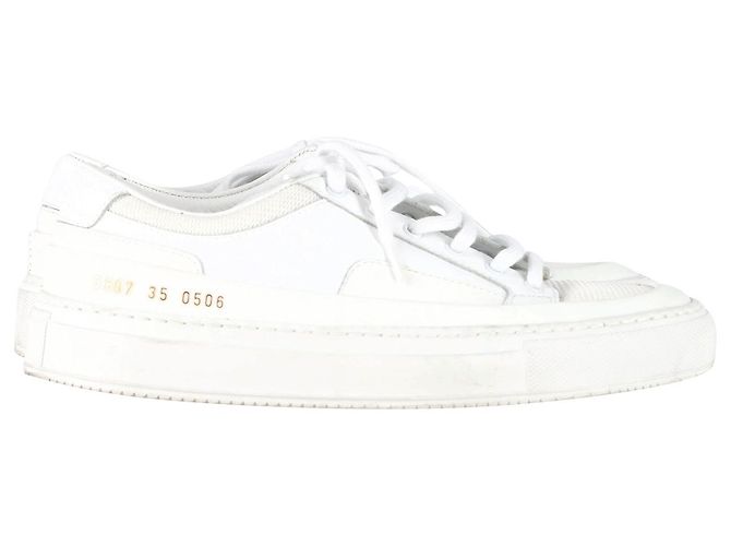 Autre Marque Progetti Comuni Sneaker Achilles Super in Pelle Bianca Bianco