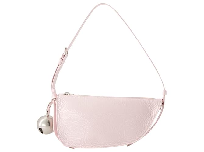 Shield Sling Mini Wallet On Chain - Burberry - Leather - Pink  ref.1294540