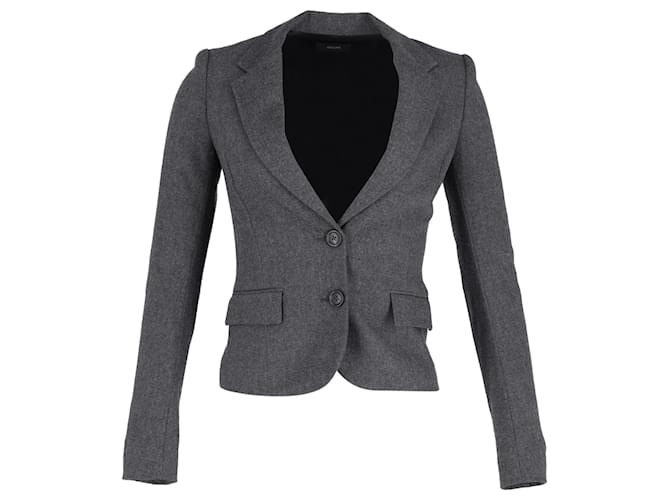 Joseph Suit Jacket in Grey Cotton  ref.1294551