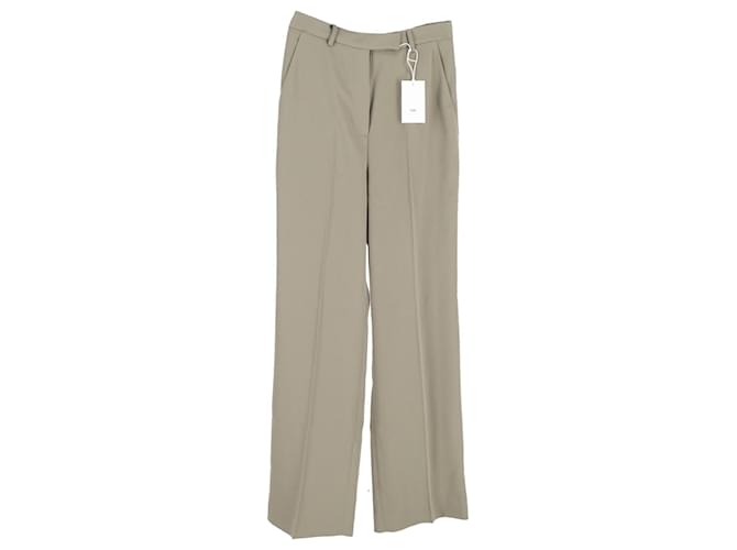 Autre Marque Frankie Shop Trousers in Green Silk  ref.1294555