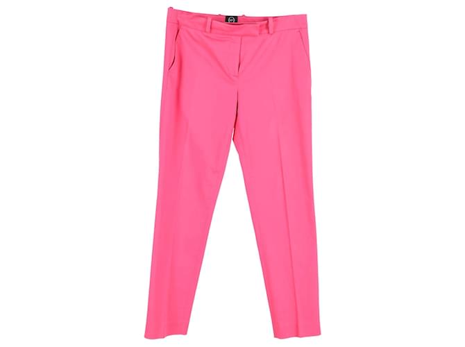 Alexander McQueen Cropped Trousers in Pink Cotton  ref.1294599