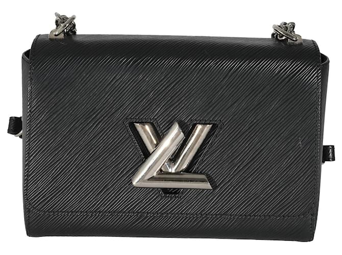 Louis Vuitton Black Epi Twist MM Schwarz Leder  ref.1294605