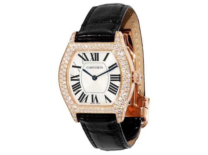 Cartier Tortue WA503751 Women's Watch In 18kt rose gold Metallic Metal Pink gold  ref.1294636