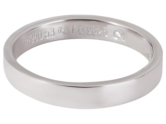 Cartier C de cartier 3 aliança de casamento mm em platina Prata Metálico Metal  ref.1294638