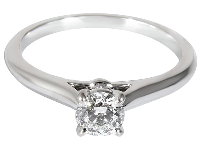 cartier 1895 Diamond Engagement Ring in  Platinum E VS2 0.31 ctw Silvery Metallic Metal  ref.1294645