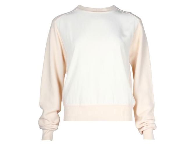 Chloé Beige Panel Sweater Silk Wool  ref.1294731