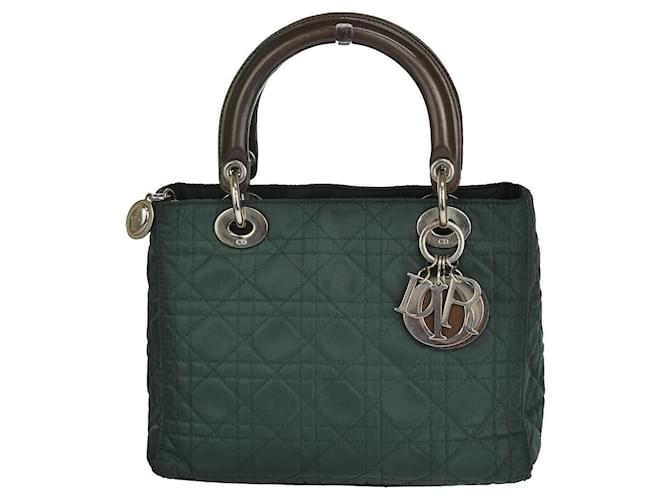 Dior Lady Dior Green Synthetic  ref.1294750